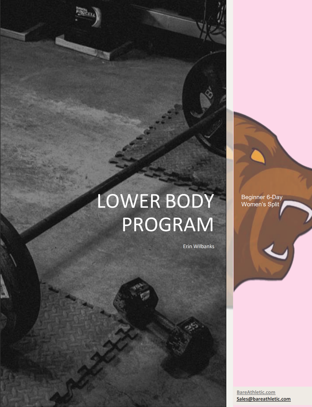 Lower Body Program x Erin Wilbanks
