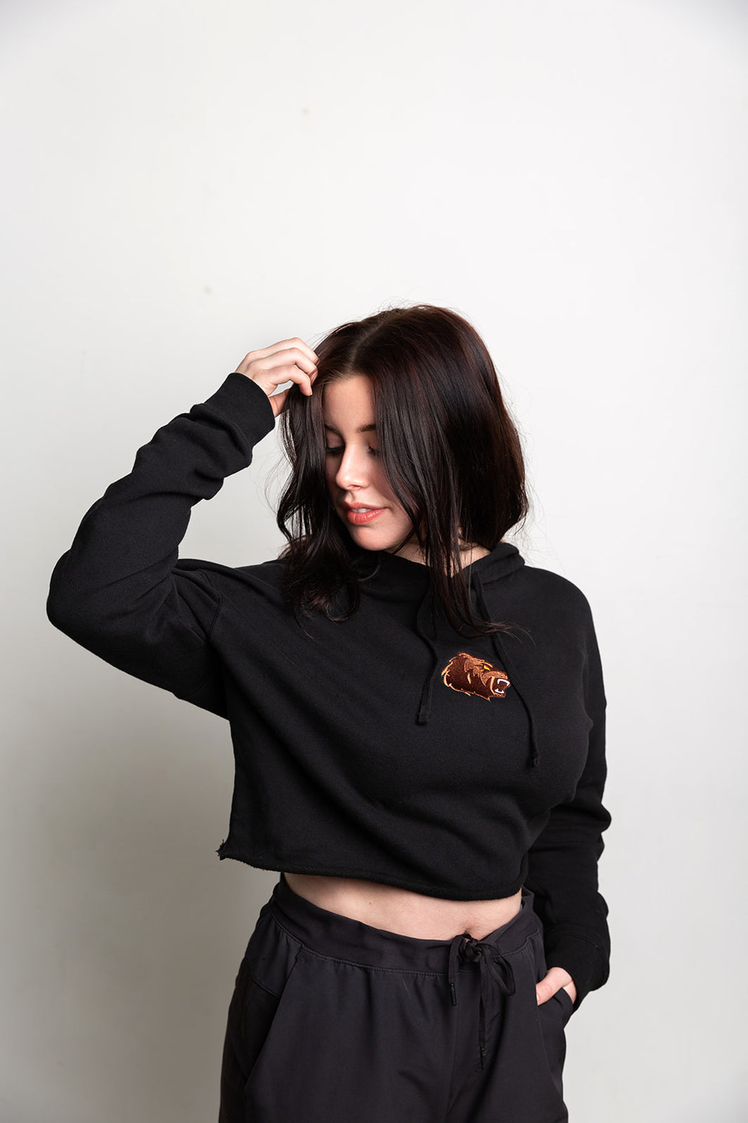 SHEAR SEAM CROP PULLOVER